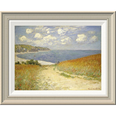 " Path Through The Wheat Fields At Pourville, 1882 " by Claude Monet