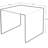 Clear Acrylic Riser Pedestal Display 11.5"W 11.5"D x 11.5"H, 4-Pack