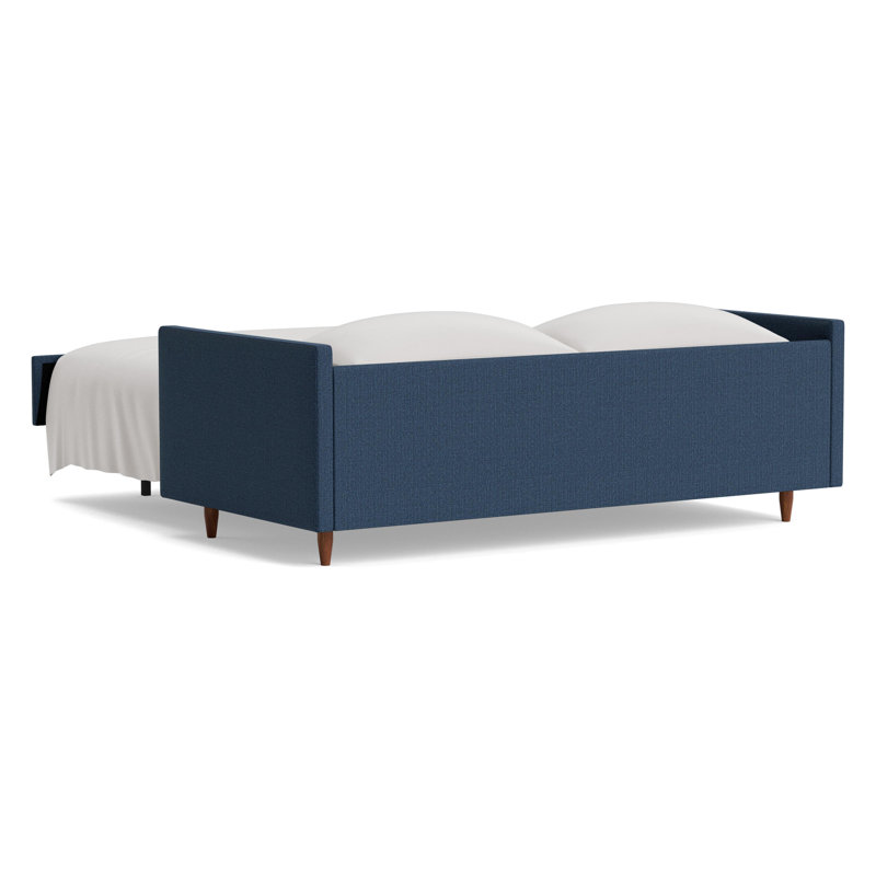 Skinny Fat Sofa Bed, Performance Weave - Navy