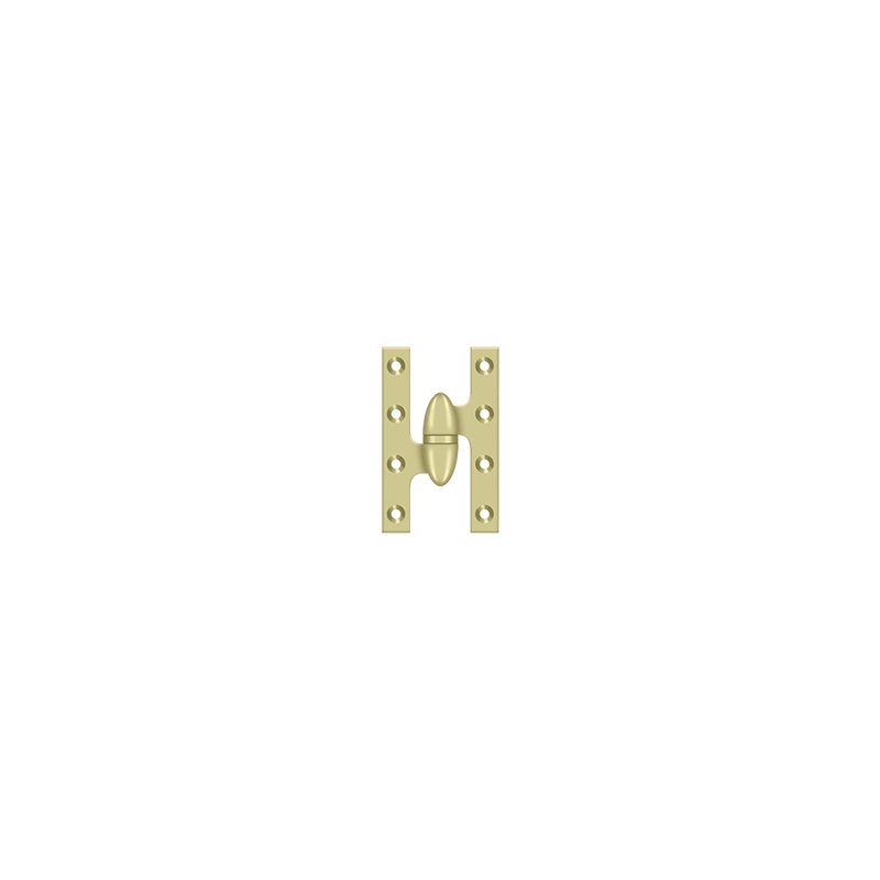 Hinge, Unlacquered Brass, Left Hand