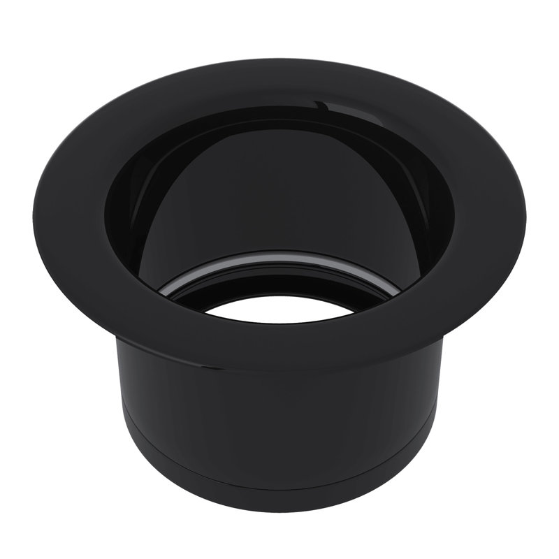 Extended Disposal Flange, Matte Black