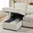 MH 78.75" Reclining Sofa-447475512