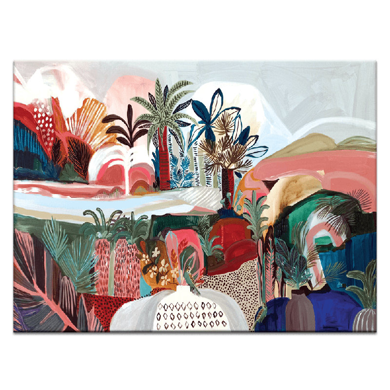 Oasis by Amanda Skye-Mulder - Painting, Wrapped Canvas, 51cm H x 41cm W x 3cm D