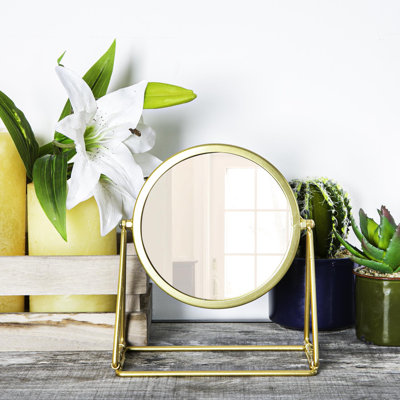 Harbour Housewares - Round Makeup Mirror