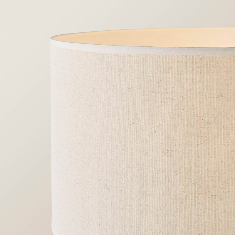 148cm Satin Tripod Floor Lamp, No, Cream