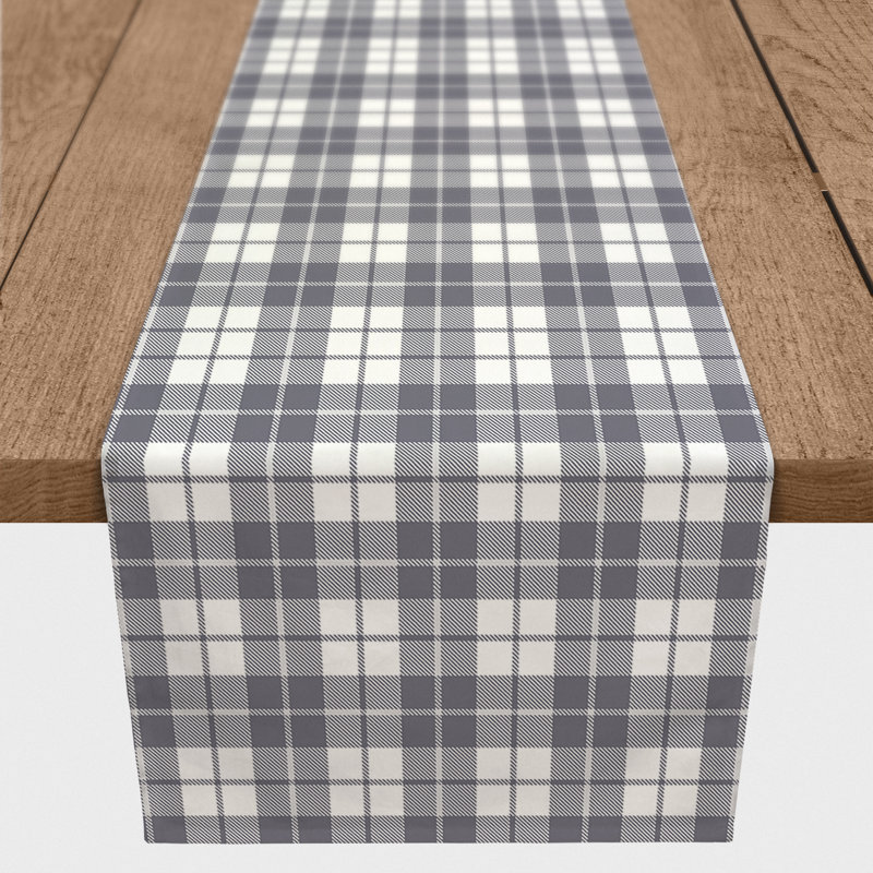 Chemin de table d'extérieur Red Buffalo, L 90 po x P 16 po, Gris foncé