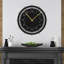 Grande horloge murale en métal décorative silencieuse décorative murale-99058621