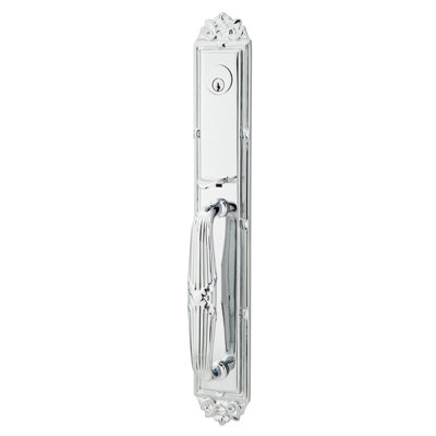 Ensemble de poignées Imperial avec pêne dormant cylindrique simple et porte et rosette