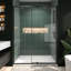 50"- 54" W x 71" H Single Sliding Semi-Frameless Shower Door