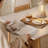 Solid Wood Sintered Stone Table-393942865