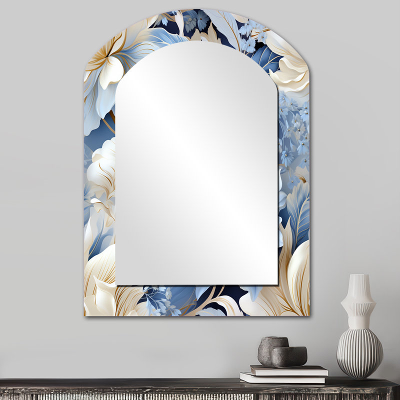 Miroir mural Ethereal Rococo Flourish Victorian, 34 po x 25 po