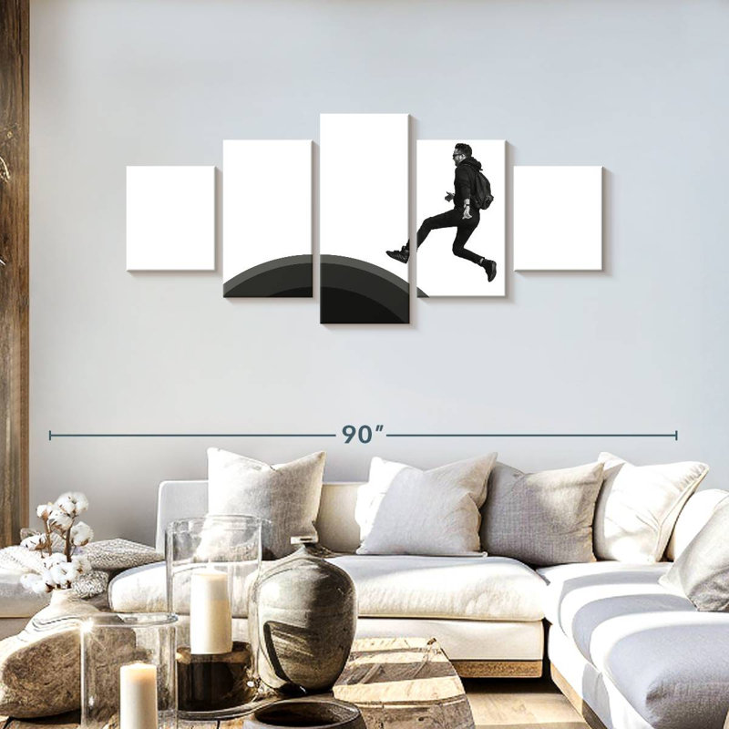 Running Late, 30" H x 68" W