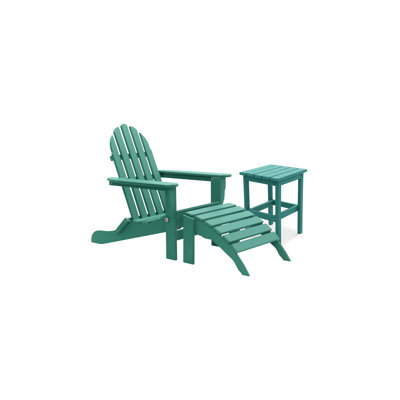 Leighton Foldable Outdoor Adirondack Set