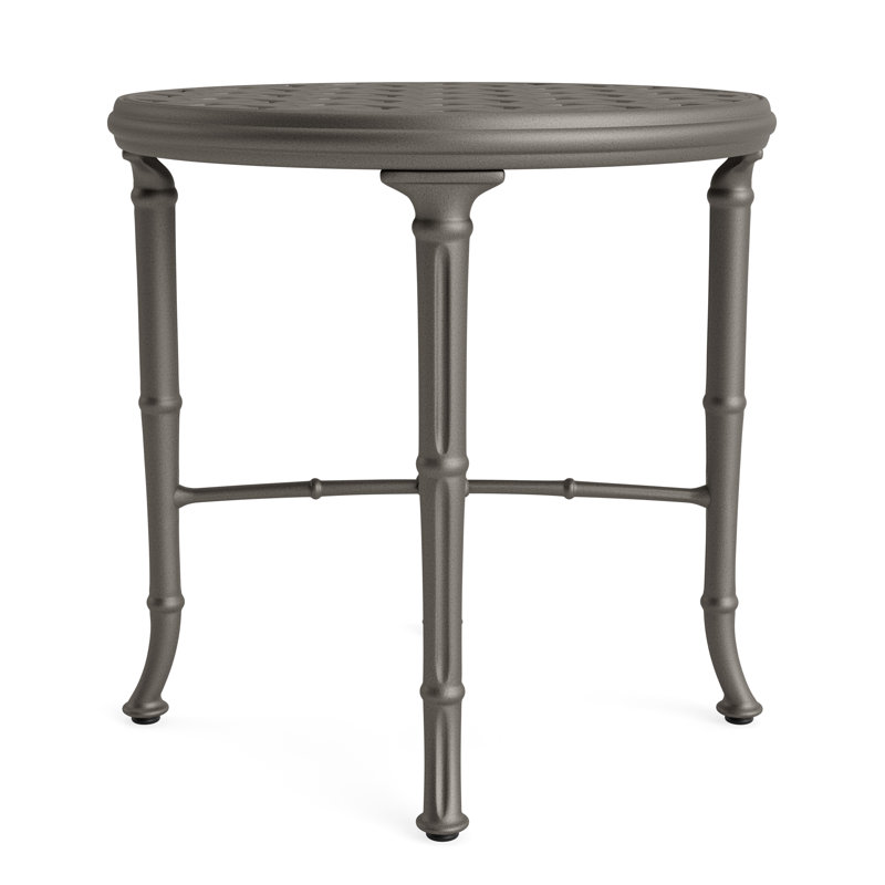 Calcutta Outdoor Round Side Table, Mica
