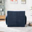 Fauteuil en chenille rembourré avec sièges profonds-1572043540