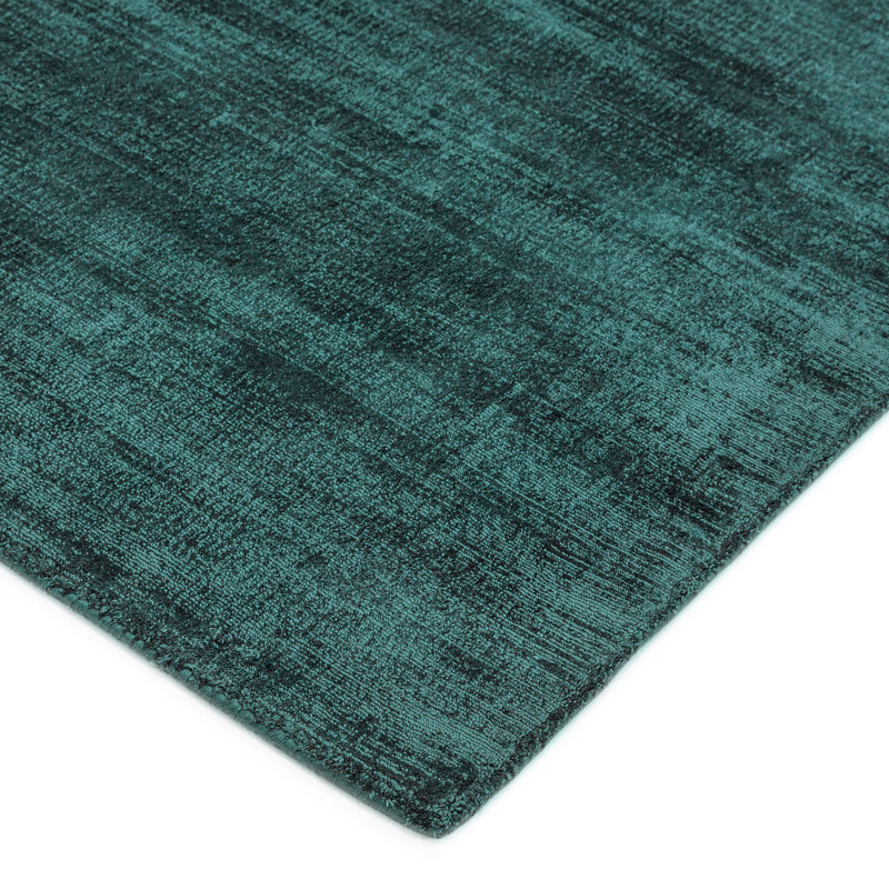 Nareg Hand Tufted Teal Rug, Runner 66 x 240cm