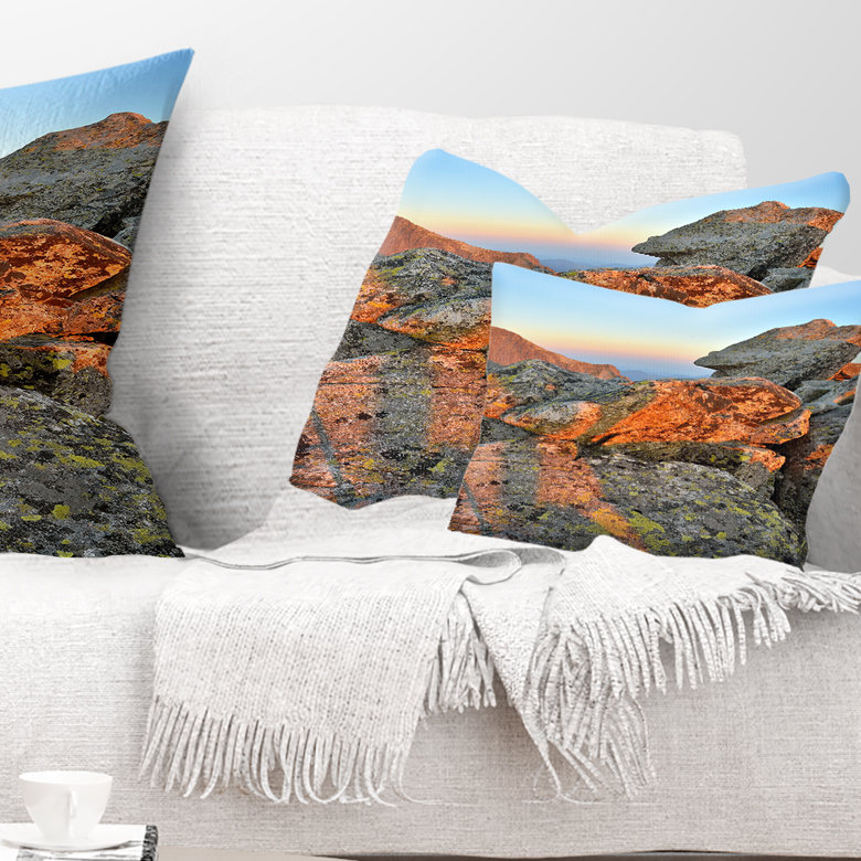 Coussin lombaire pour photographie paysage peak tatra montagnes