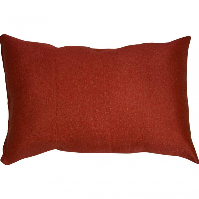 Coussin en cuir, H 16 po x l 24 po, Rectangulaire
