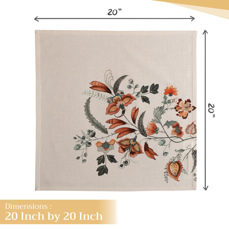 Serviettes 100 % coton Maison d'Hermine Dalida - 20 po x 20 po