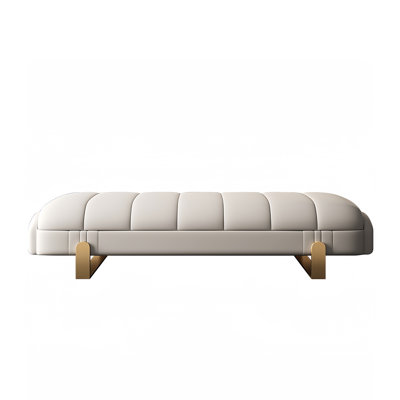 Luxury Solid Wood End-of-Bed Bench Upholstered Bench