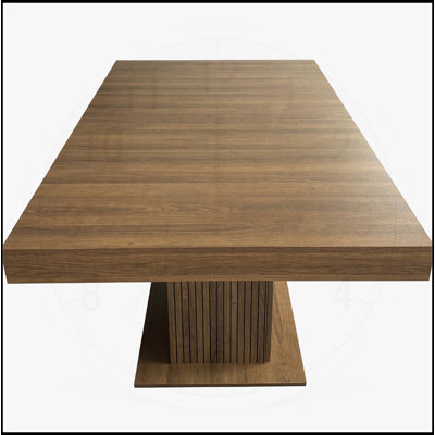 Expandable Dining Table with Storage, Modern Minimalist Design for 6-10 People, Waterproof and Scratch-Resistant