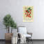 Art mural rétro, fraise et botanique-53112308