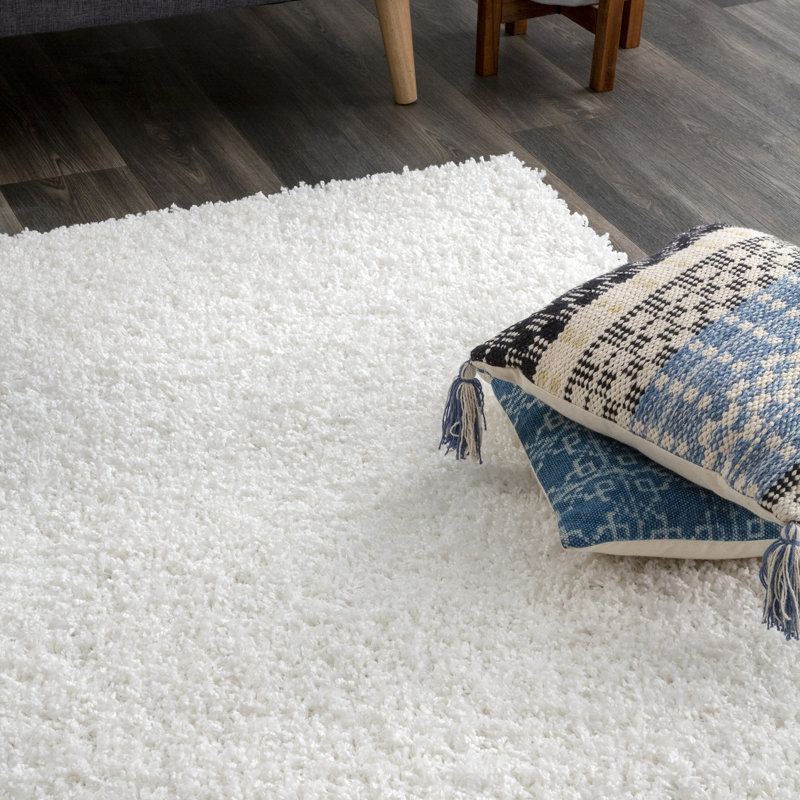 Gwenyth Solid Shag Area Rug, Runner 2'8" x 8', 2" Ultra Plush