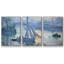 Ensemble de 3 pièces encadrées sur toile Monet-750728061-750728039