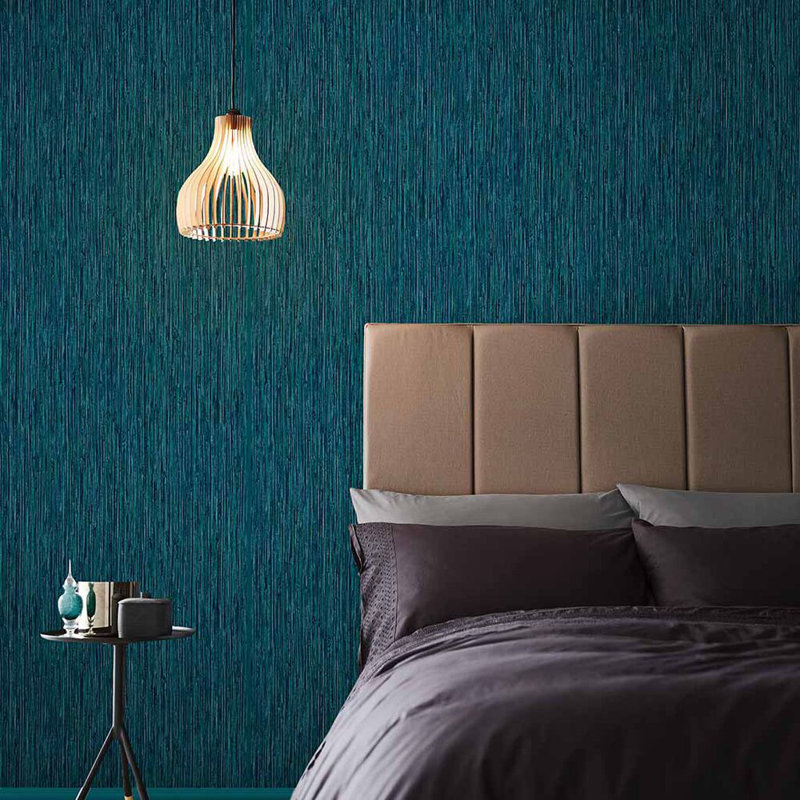 Grasscloth Metallic Wallpaper Double Roll
