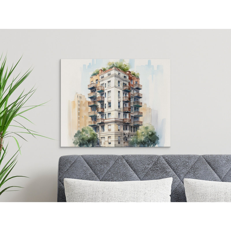 Moree Wrapped Canvas Print Set, 36x12