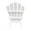 Chaise Adirondack pour enfants en bois pour l'extérieur ou l'intérieur, blanc