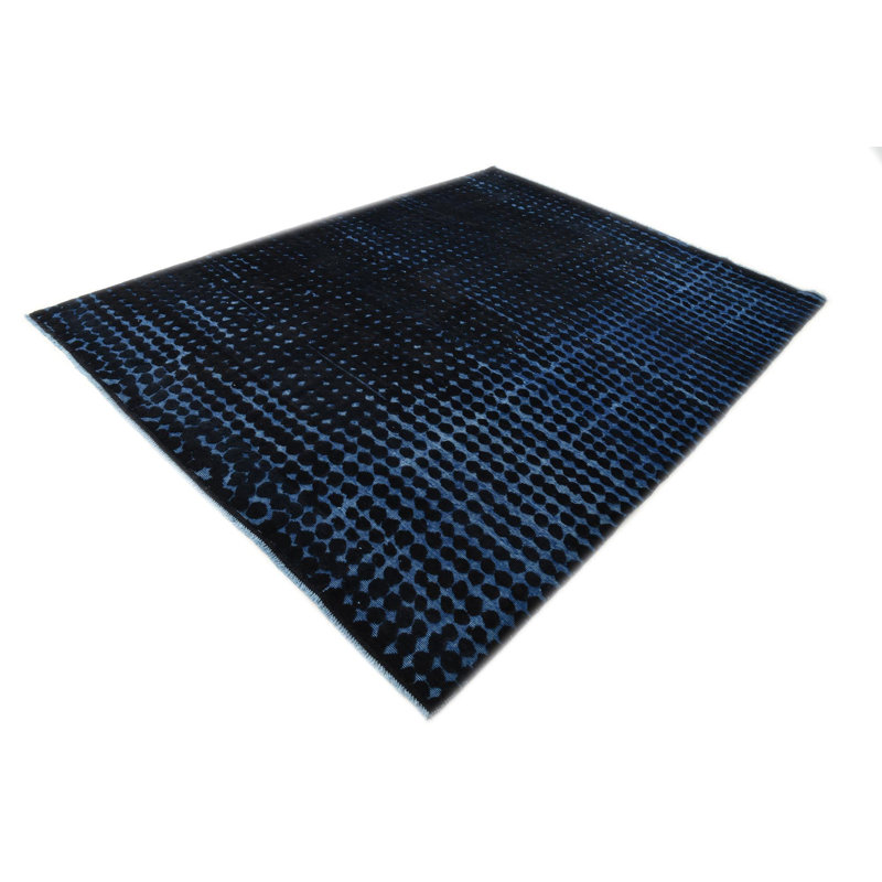Tapis noir / bleu Howard