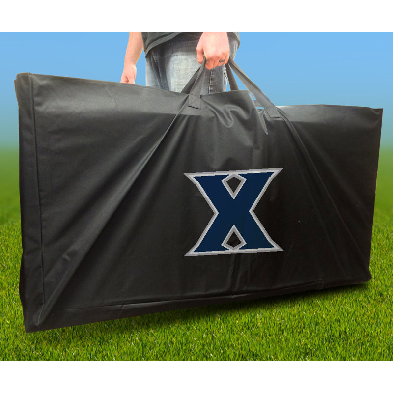 Ncaa cornhole housse de transport, Xavier Mousquetaires
