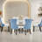 High-end Tufted Velvet Upholstered Nailhead Dining Chair-1240169722-1240169698
