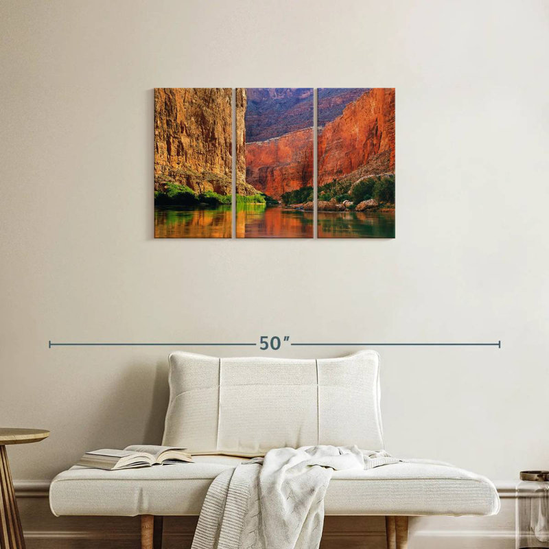 Gorge murale rouge Alvord, H 20 po x l 33 po