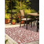 Tapis rouge rouille Aucun-2061843743