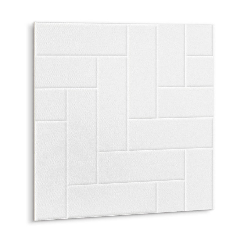 Nieve 30x30 cm Pvc Mosaic Sheet in Grey