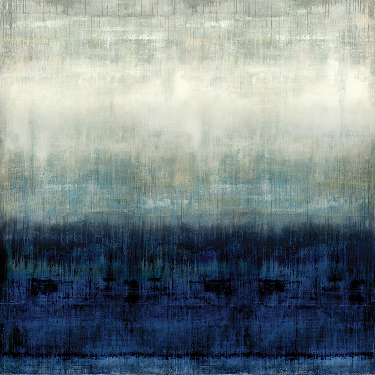 « after lueur i », reproduction d’art sur toile tendue, H 16 po x l 16 po x P 1 po, Papier d'art encadré noir, Blanc