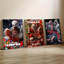 Ensemble de 3 affiches encadrées, reproductions sur toile des films d'horreur Terrifier 3, October II et Terrifier 2 de Damien Leone. Décoration murale effrayante pour l'Halloween, Noël, la maison, le bureau ou le salon.-1629017421