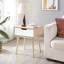 Emhouse 48.5cm W Solid + Manufactured Wood Bedside Table-603208084
