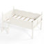 Lits simples avec rangement, panneau de fibres à densité moyenne en bois massif de pin, style rustique moderne pour les chambres d'enfants