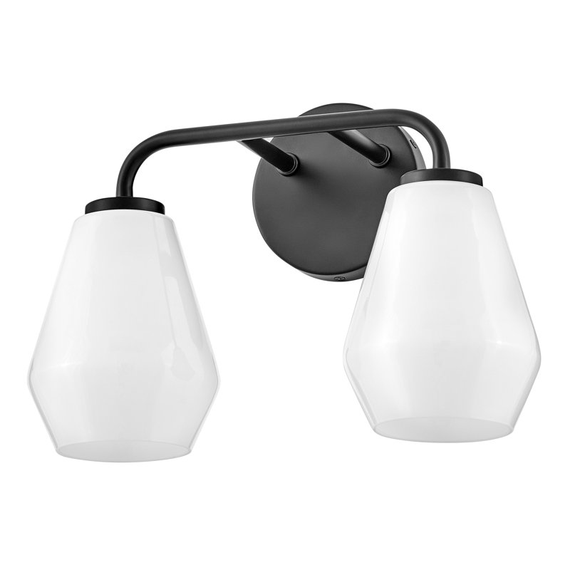 Éclairage pour meuble-lavabo Cantera, Noir