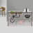 47 " L Freestanding Double Bowl Stainless Steel Kitchen Sink