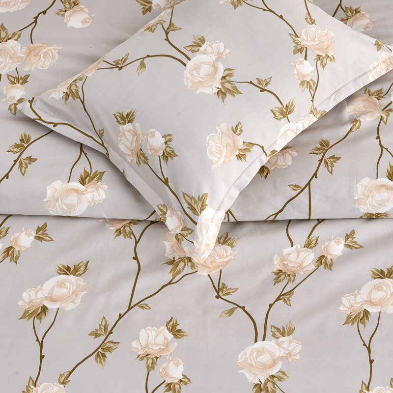 Ensemble de housse de couette Auren, Housse de couette pour grand lit + 2 taies décora