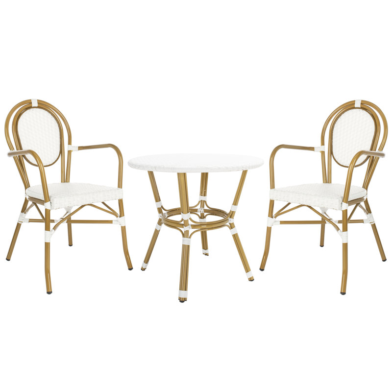Ensemble bistro 31,5 po Bohden, Blanc