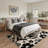 Abrahamson Veridiana Floral Machine Washable Beige / Black Indoor Area Rug with Non-Slip Backing-128992296