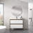 Tempo 36" Two Drawer Freestanding Vanity - Matte White-87459767