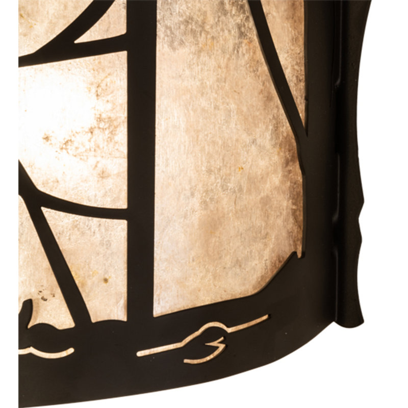 Jaems Steel Flush Mounted Sconce