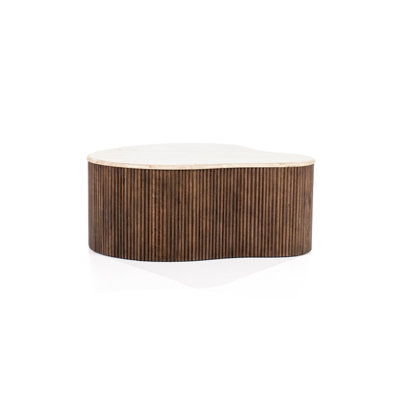 Mari Solid Wood Block Coffee Table by Eleonora