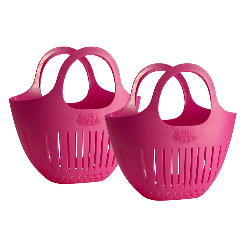 Ensemble de passoires en plastique Hutzler, Rose